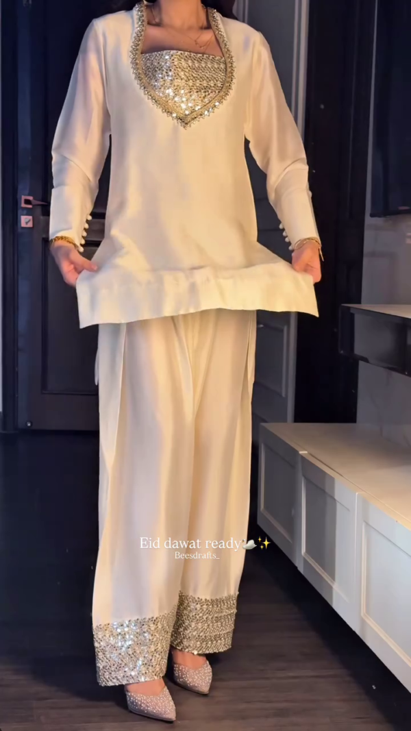 New Classy Sharara Pair Girls Wear - Image 4