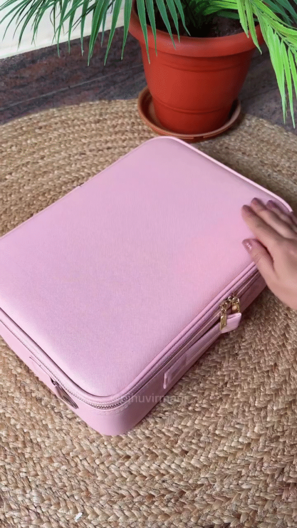 Cosmetics Professional Makeup  Travel\Storage Bag with Multi Adjustable - Image 8
